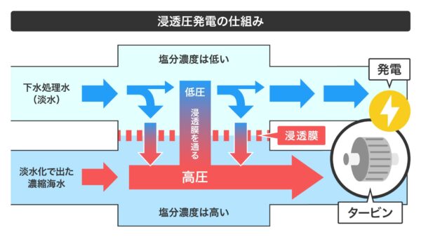 海と下水が発電源に！福岡で始まった“浸透圧発電”という選択肢